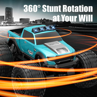 JJRC C8816 Amphibious Stunt Remote Control Car 4WD Off-Road Climbing Monster Truck with LED Lights Electric Vehicle Children Toy