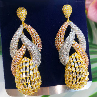 Luxury African Cross Dangle Earring