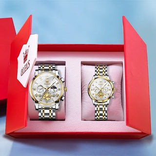 Luxury Brand Couple's Waterproof Watches
