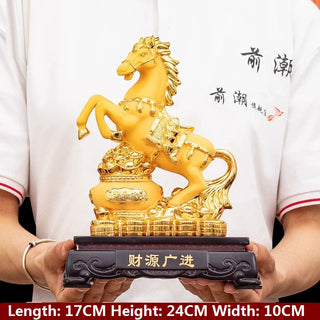 Gold Horse Lovers Wedding Gift