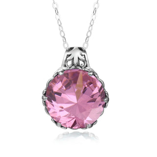 Aquamarine Vintage Gemstone Birthstone Pendant