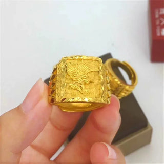 Luxury Eagle Adjustable Men's Ring