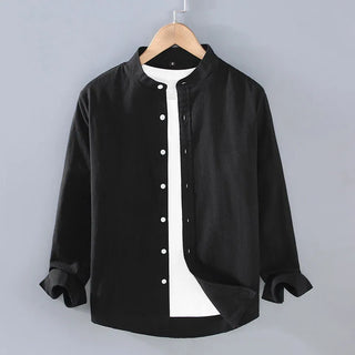 Men's Linen Long Sleeve Shirt
