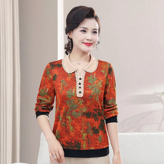 Trendy Diamond Stamping Fashion Top