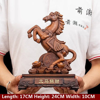 Gold Horse Lovers Wedding Gift