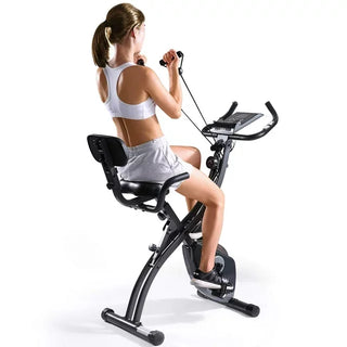 Folding Magnetic Upright Exercise Bike