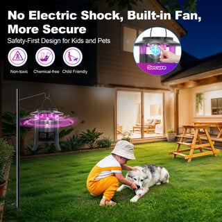 Outdoor Self-Contained Electric Mosquito Zapper