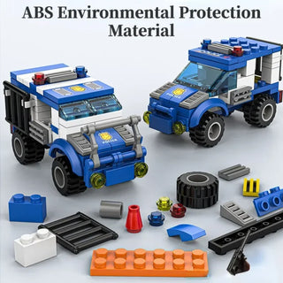 Police Command Trucks Building Blocks