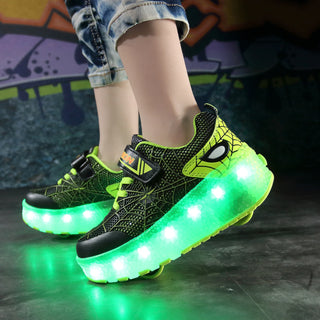 Boys LED Light Roller Shoes