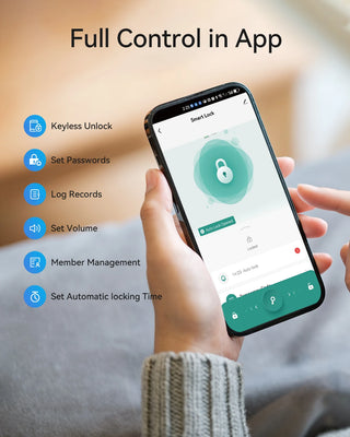 Smart Keyless Fingerprint Entry Door Lock