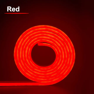 LED Neon Strip Light 6x12mm Flexible Rope Silicone Tube SMD 2835 Waterproof With 2Pin Wire 120LEDs/m For DIY Sign Home Decor