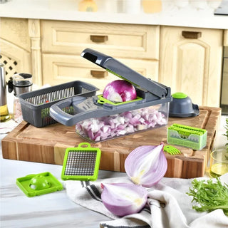 Multifunctional Vegetable  Of 16~26 Pieces  Set Food Vegetable And Fruit Slicer Grater Kitchen Household Accessories Small Tools
