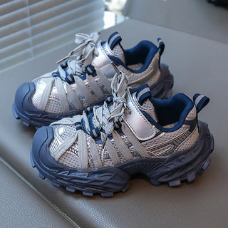 Autumn Teenager Kid's Sneakers Trend Fashion Children's Sport Shoes Mesh Breathable Boy's Girl's Running Shoes Fashion Sneakers