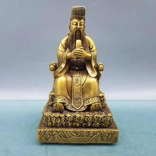 Brass Jade Emperor Jade Emperor bronze statue decoration living room worships brass Jade Emperor