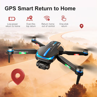 RG806 Max RC Drone With GPS 8K HD Dual Cameras 360° Obstacle Avoidance Aerial Photography Four-Axis Stability Security Monitorin