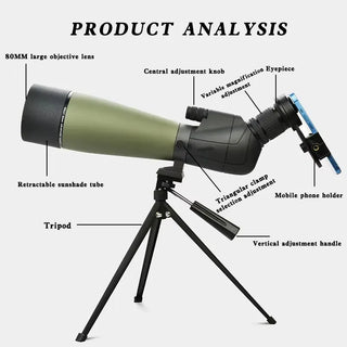 Lightweight Tripod Bird Watching Monocular
