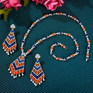 Luxury Cubic Zirconia Bridal Jewelry Set