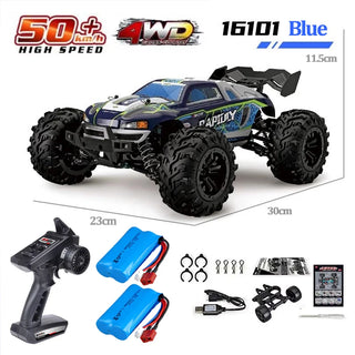 SCY 1:16 70KM/H or 50KM/H 4WD RC Car with LED Remote Control Cars High Speed Drift Monster Truck for Kids Vs Wltoys 144001 Toys