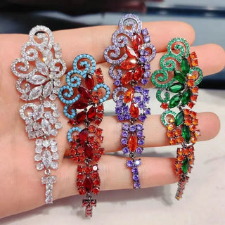 Luxury Cubic Zirconia Long Earring