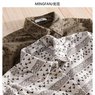 Trendy Printed Loose Cardigan Shirt