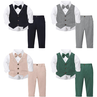 Toddler Boys Formal Tuxedo Suit