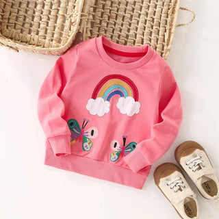 Cute Toddler Girls Sport Sweatshirt