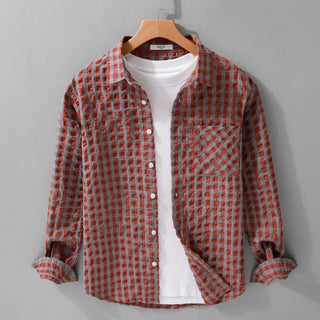 Trendy Bubble Texture Young Men Shirt