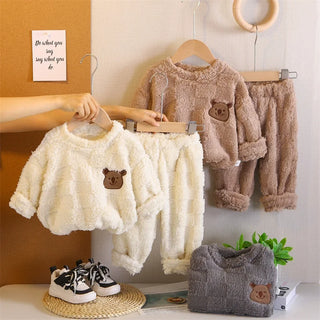 Girls Fleece Pyjama Sets