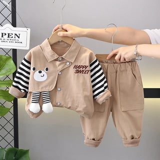 Toddler Boys Jacket Pants 2Pcs/Sets