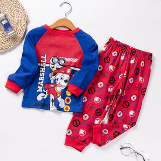 Toddler Boys Cartoon Pajamas Set