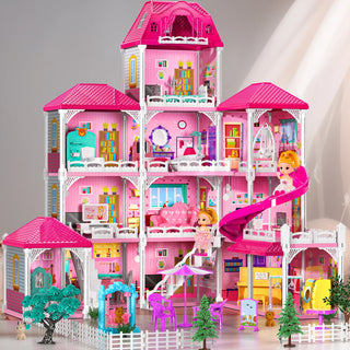 Pretend Play Villa Toy Doll House