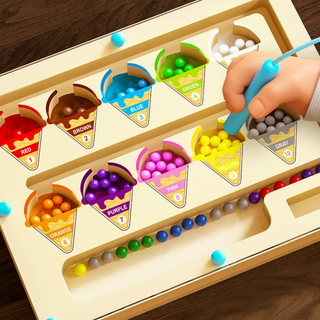 Magnetic Digital Bead Maze Toy