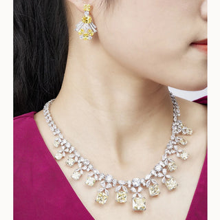 High Quality Big Gemstone Jewelry Set