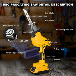 Cordless Portable Electric Reciprocating Bandsaw