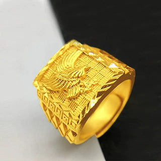 Luxury Eagle Adjustable Men's Ring