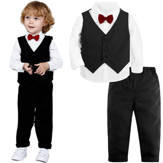 Toddler Boy Baptism Outfit Suit