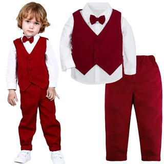 Toddler Boy Baptism Outfit Suit