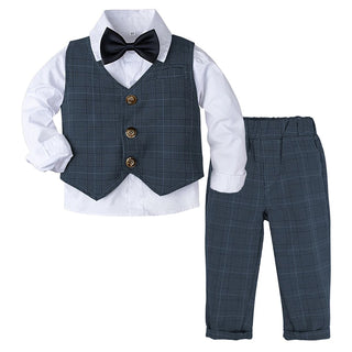 Toddler Boy Baptism Outfit Suit