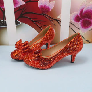 Ladies Mid Heels Shoes