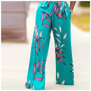 One-shoulder Short-sleeved Wide-leg Jumpsuit