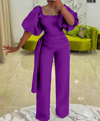 European Plus Size Women's African Jumpsuit