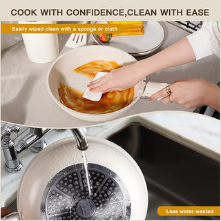 Sensor Handles Ceramic Cookware Set