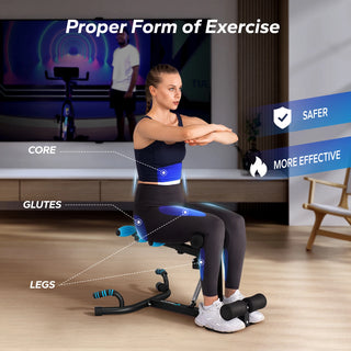 Adjustable Deep Squat Core Trainer Machine