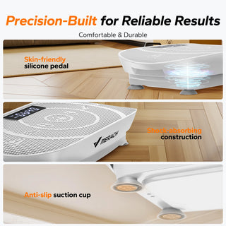 MERACH Vibration Plate Exercise Machine Whole Body Workout Power Vibrate Fitness Platform Vibration Plate Weight Loss & Shaping