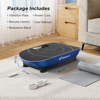 MERACH Vibration Plate Exercise Machine Whole Body Workout Power Vibrate Fitness Platform Vibration Plate Weight Loss & Shaping