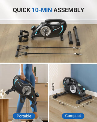Quiet Magnetic Mini Exercise Bike