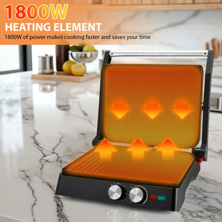 Electric Sandwich Panini Grill Maker