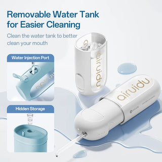 Oral Irrigator Dental Water Flosser Portable 3 Modes IPX7 Waterproof USB Rechargeable 40 Days Battery Life Teeth Cleaner 150ML