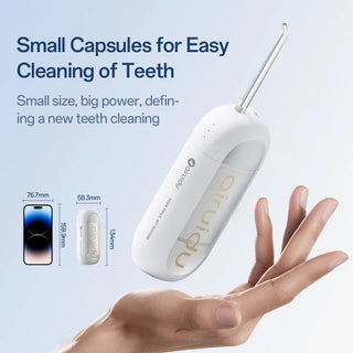 Oral Irrigator Dental Water Flosser Portable 3 Modes IPX7 Waterproof USB Rechargeable 40 Days Battery Life Teeth Cleaner 150ML