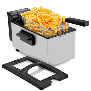 Stainless Steel Countertop Electric Deep Fryer